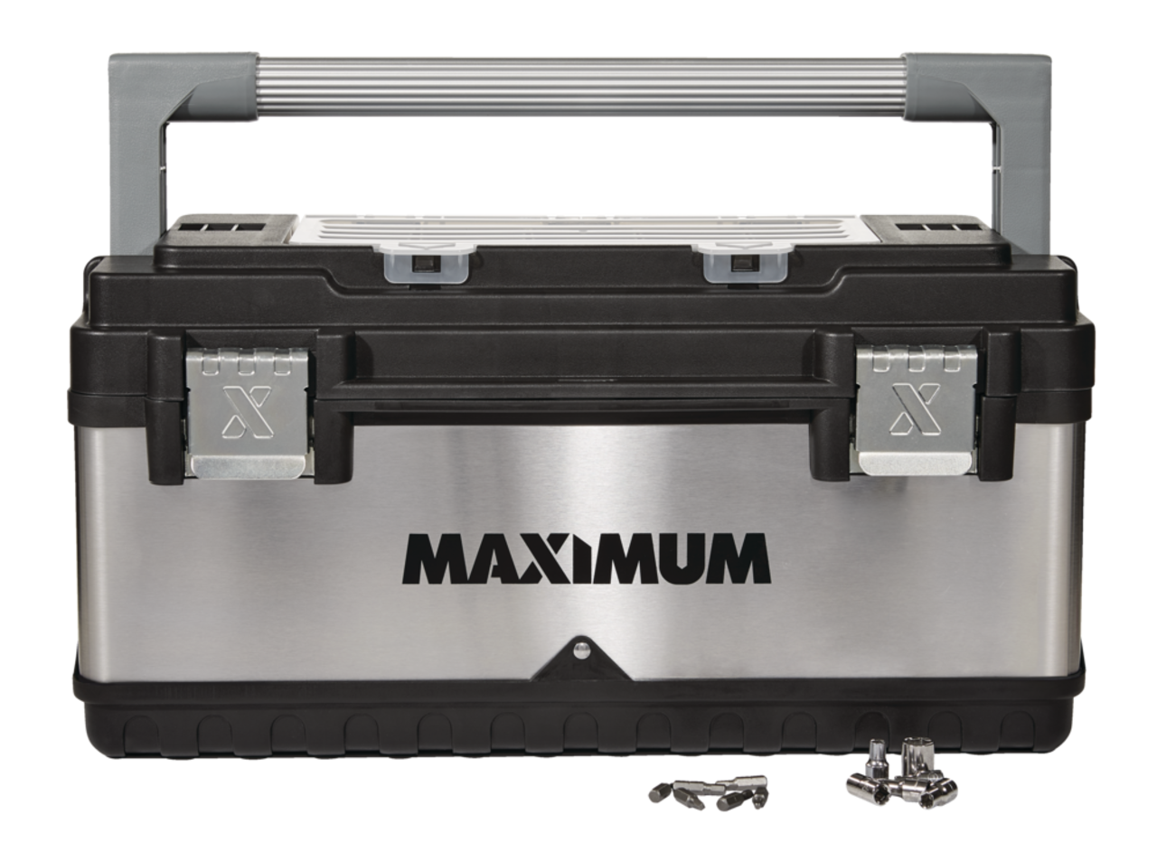 MAXIMUM Shallow 12-Bin Stackable Pro Parts Organizer Tray w/ Lid,  18x14x2-in