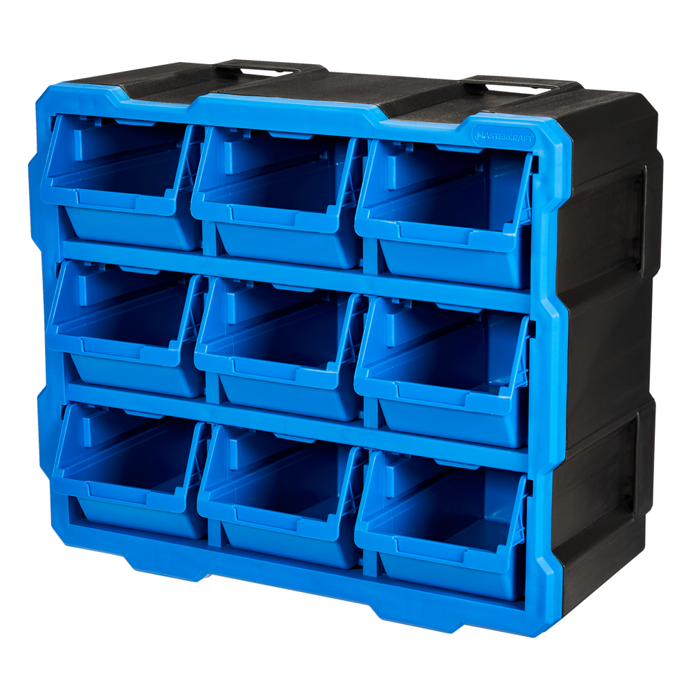 Mastercraft Raxx Stackable WallMountable 9Bin Parts 15x7x13in Canadian Tire