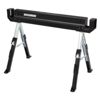 MAXIMUM Professional Grade Steel Adjustable Height Sawhorse, 1300-lb Capacity, 43L x 24-32H-in