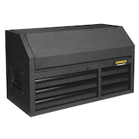 Coffre à outils Stanley à 6 tiroirs, barre d'alimentation avec port USB, noir, 41 po