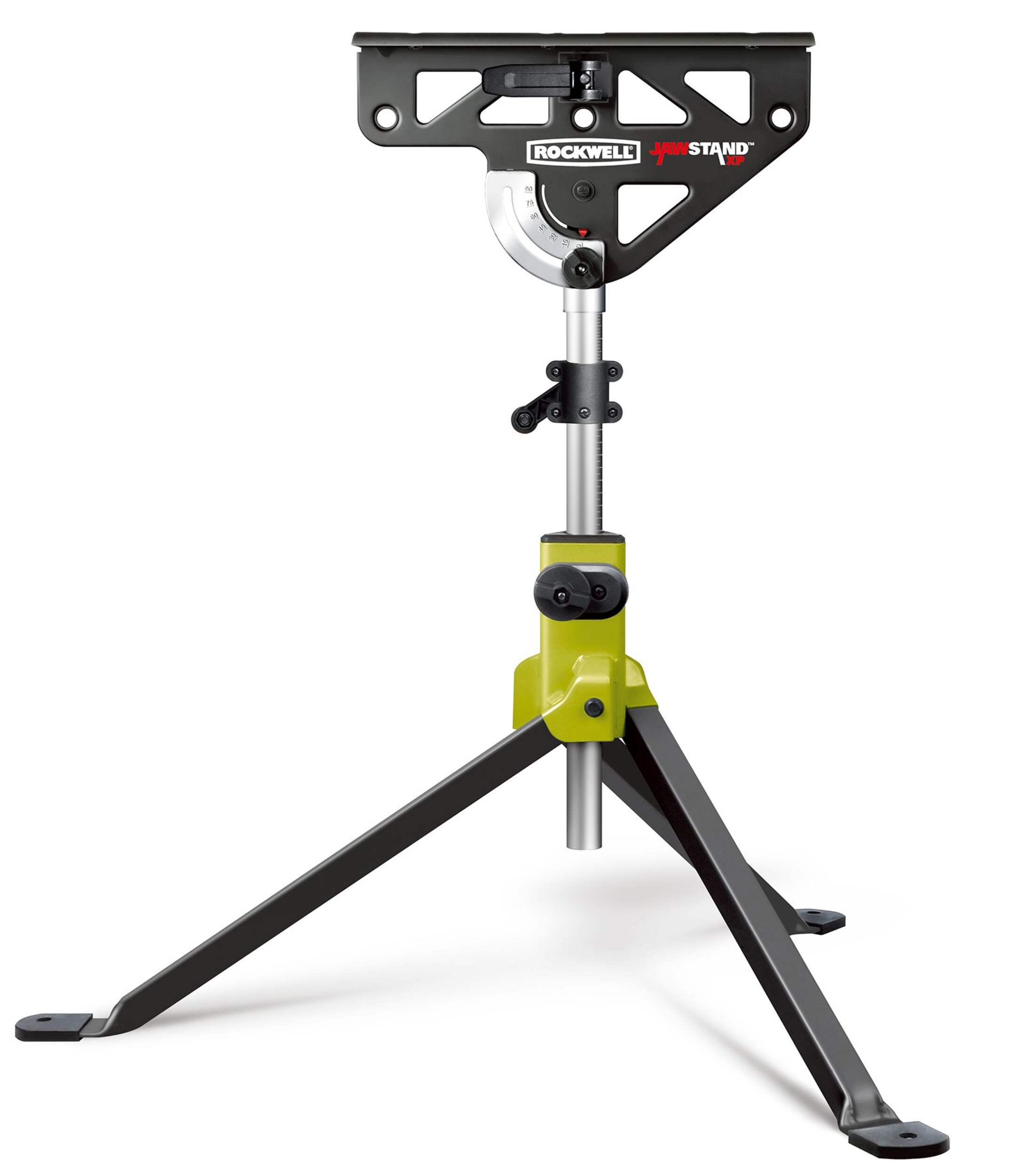 Rockwell JawStand XP Portable Work Support Stand w/ 100kgs Capacity, 41x34x29-43-in Front_Elevated
