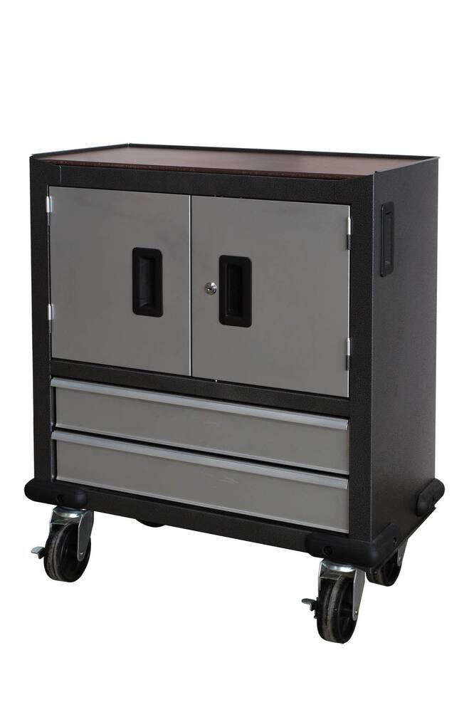 International 2-Drawer & 2-Door Mobile Trolley, 27-in | Canadian Tire