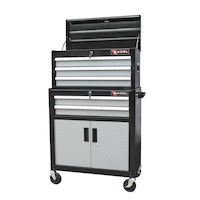 Black & Silver Tool Chest Combo, 26-in