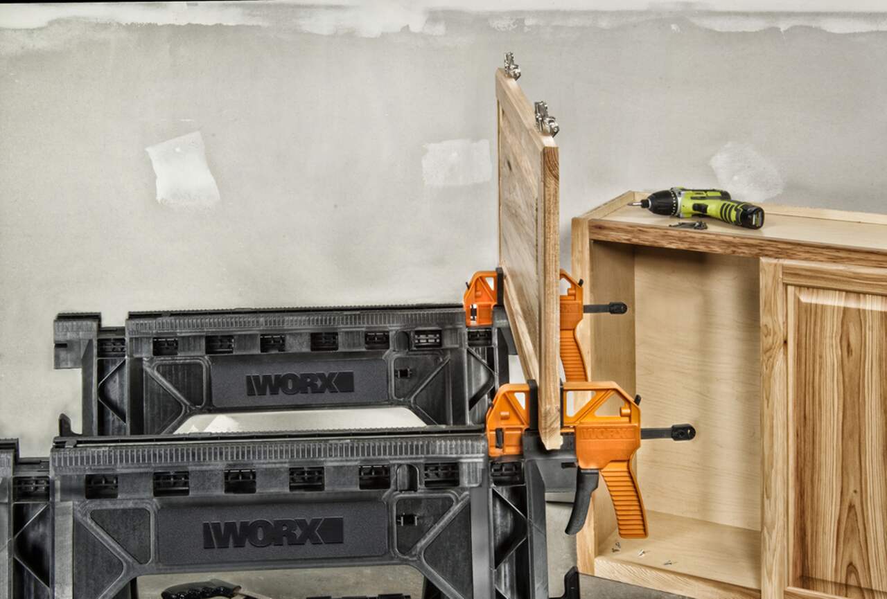 Worx clamping best sale sawhorse pair