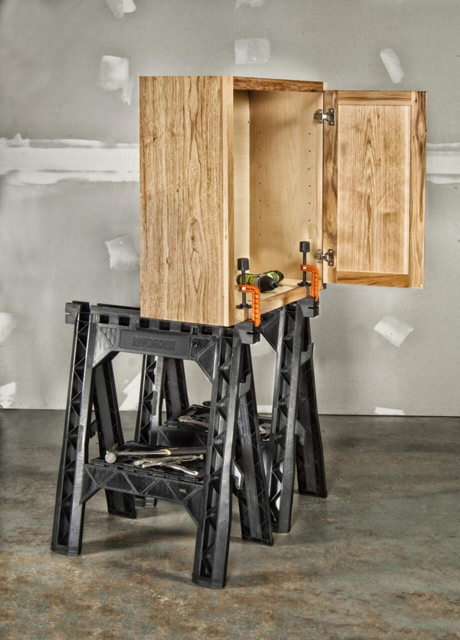 Worx Clamping Sawhorses 2 pk Canadian Tire
