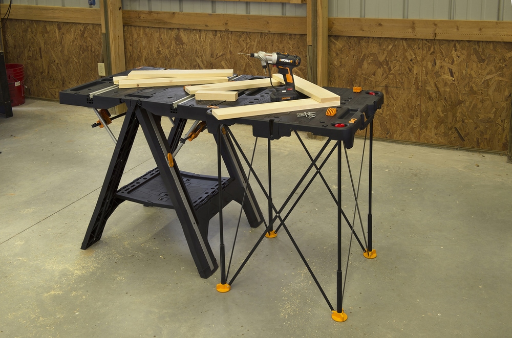 Worx Sidekick Work Table Front_Three_Fourths_Angled_Right