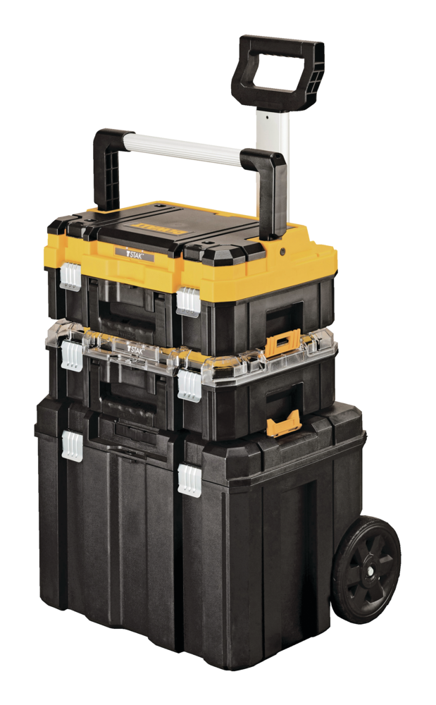 Dewalt Tstak™stackable Portable Toolbox Tool Storage System W Wheels