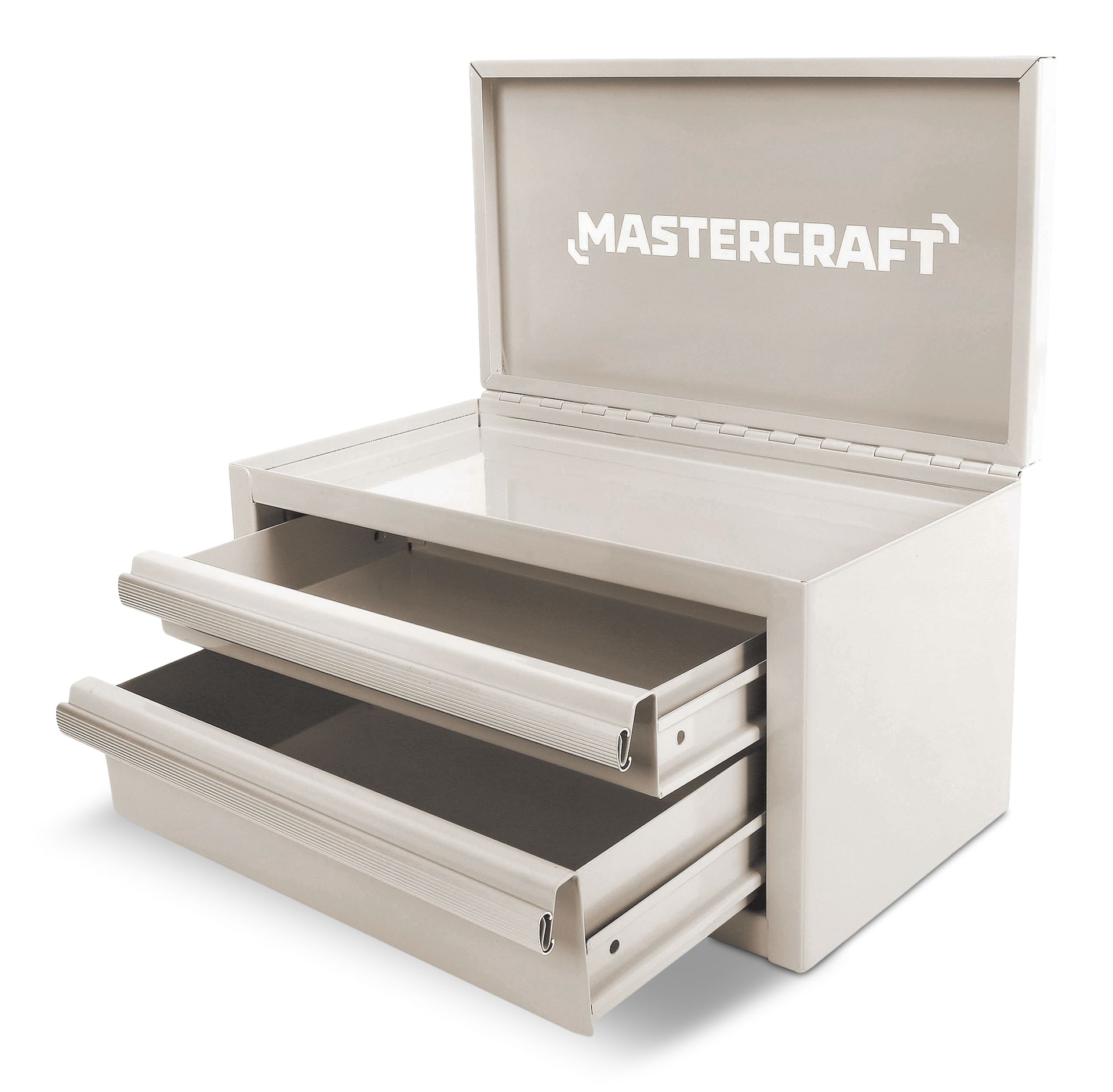 Mastercraft Mini Toolbox with 2 Drawers, Off-White | Canadian Tire