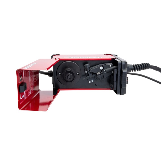 Lincoln Electric Flux Core 90i 120V Welder with Nozzles & Tips, Red