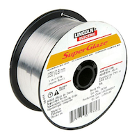 Lincoln Electric SuPerGlaze Aluminum Welding Wire, 0.45kg, 0.8-mm Front_Angled_Right