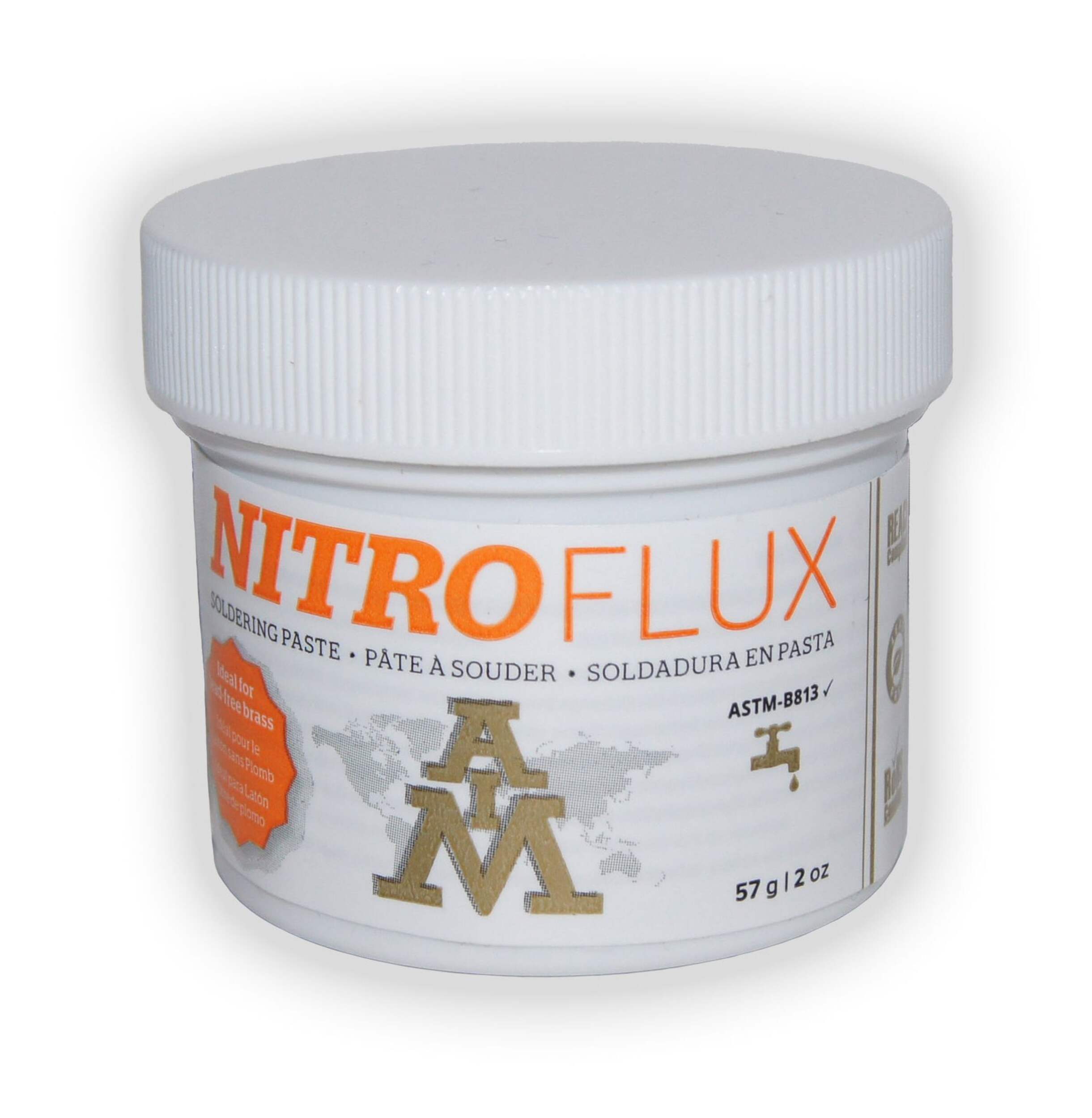 Pâte à souder AIM Nitroflux, 57 oz Front_Elevated