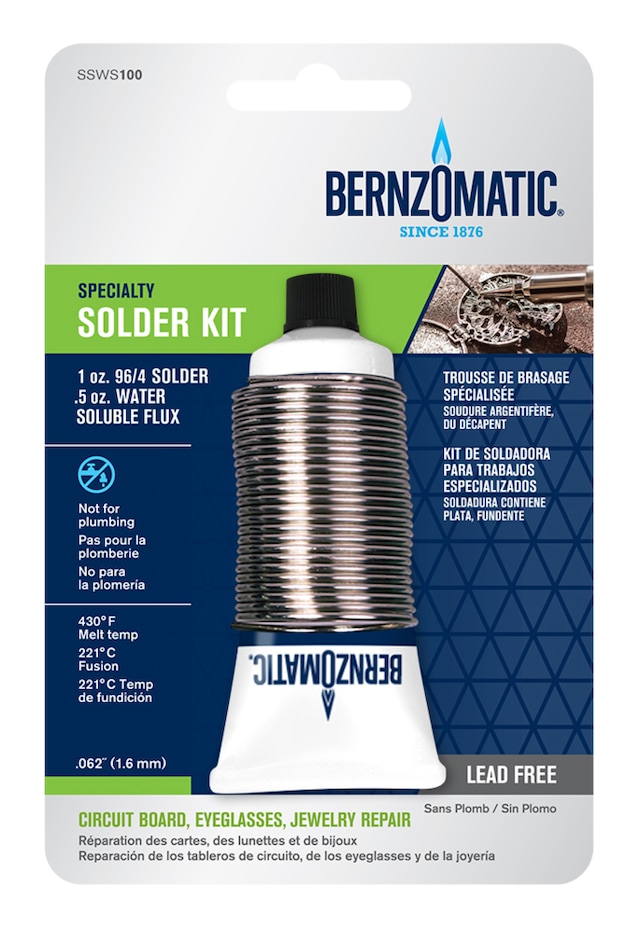 Bernzomatic SPecialty LeadFree Premium Silver Soldering Kit Canadian