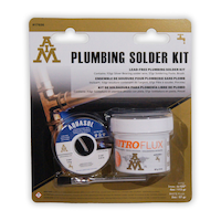 Trousse de soudage de plomberie sans plomb à roulement argenté AIM, 57 g, paq. 3 Front_Flat