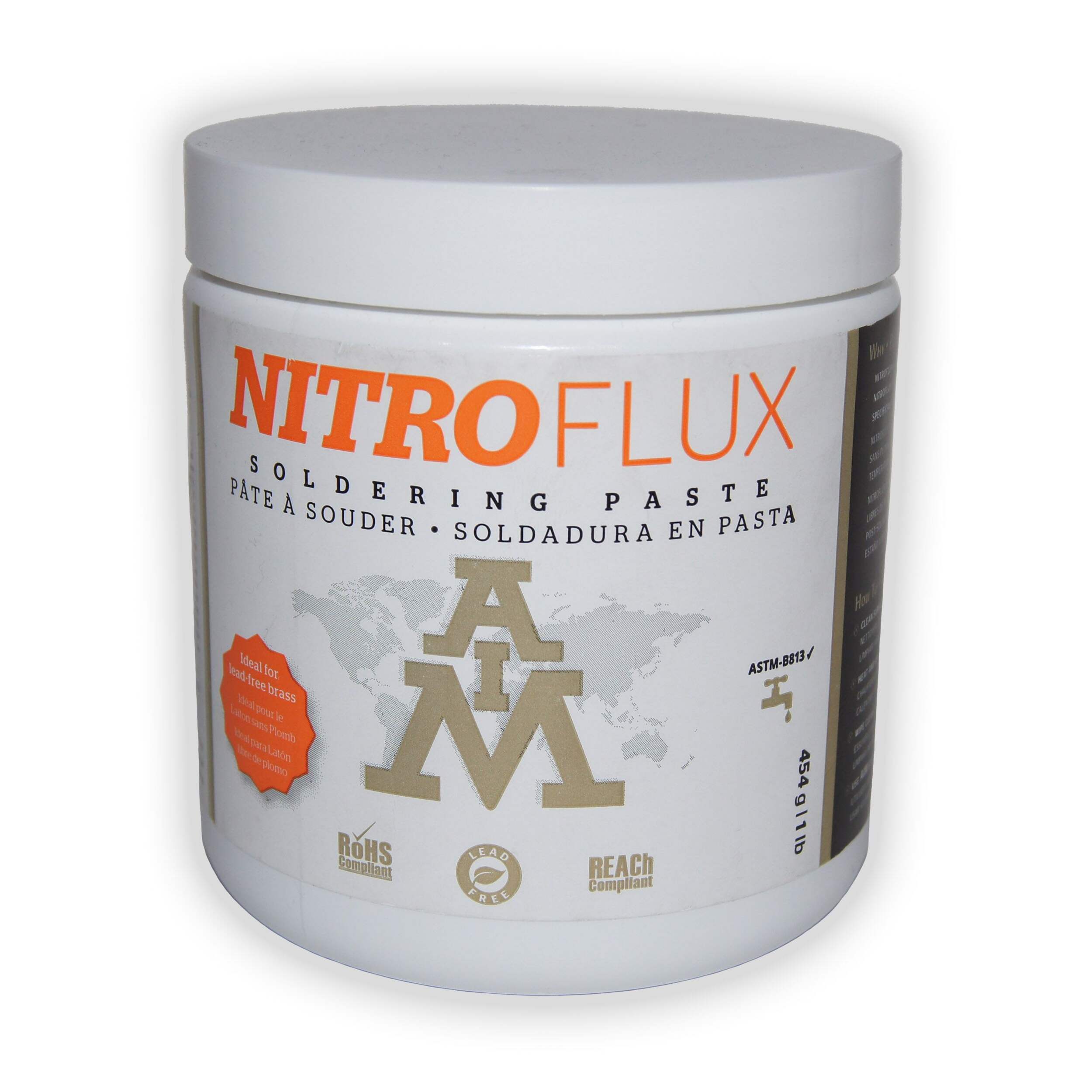 Pâte à souder AIM Nitroflux, 454 oz Front_Elevated