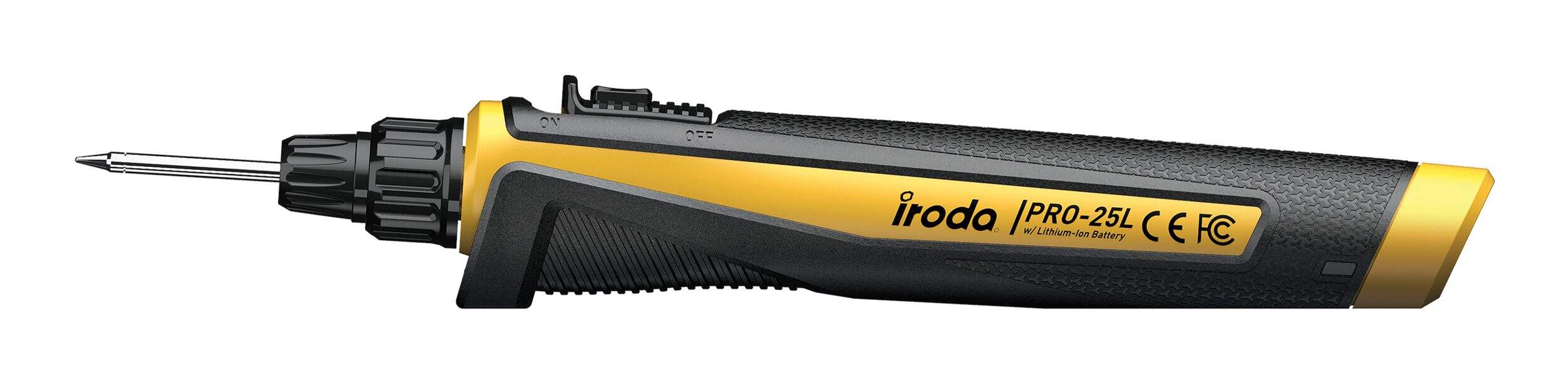 Iroda Pro-25L 30W Adjustable-TemPerature Lithium-Ion Cordless Soldering Iron Side_Left