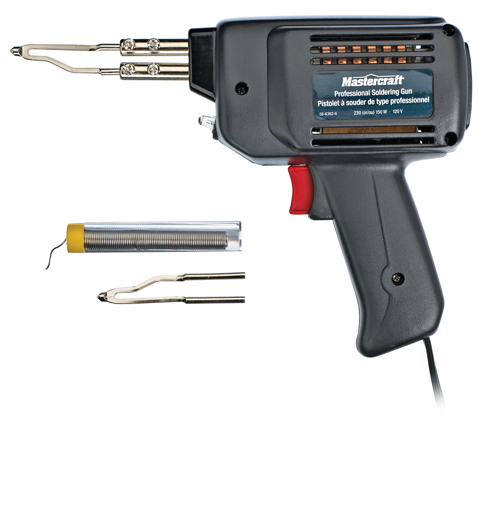Mastercraft 233W/150W AdjustableTemPerature Soldering Gun Kit