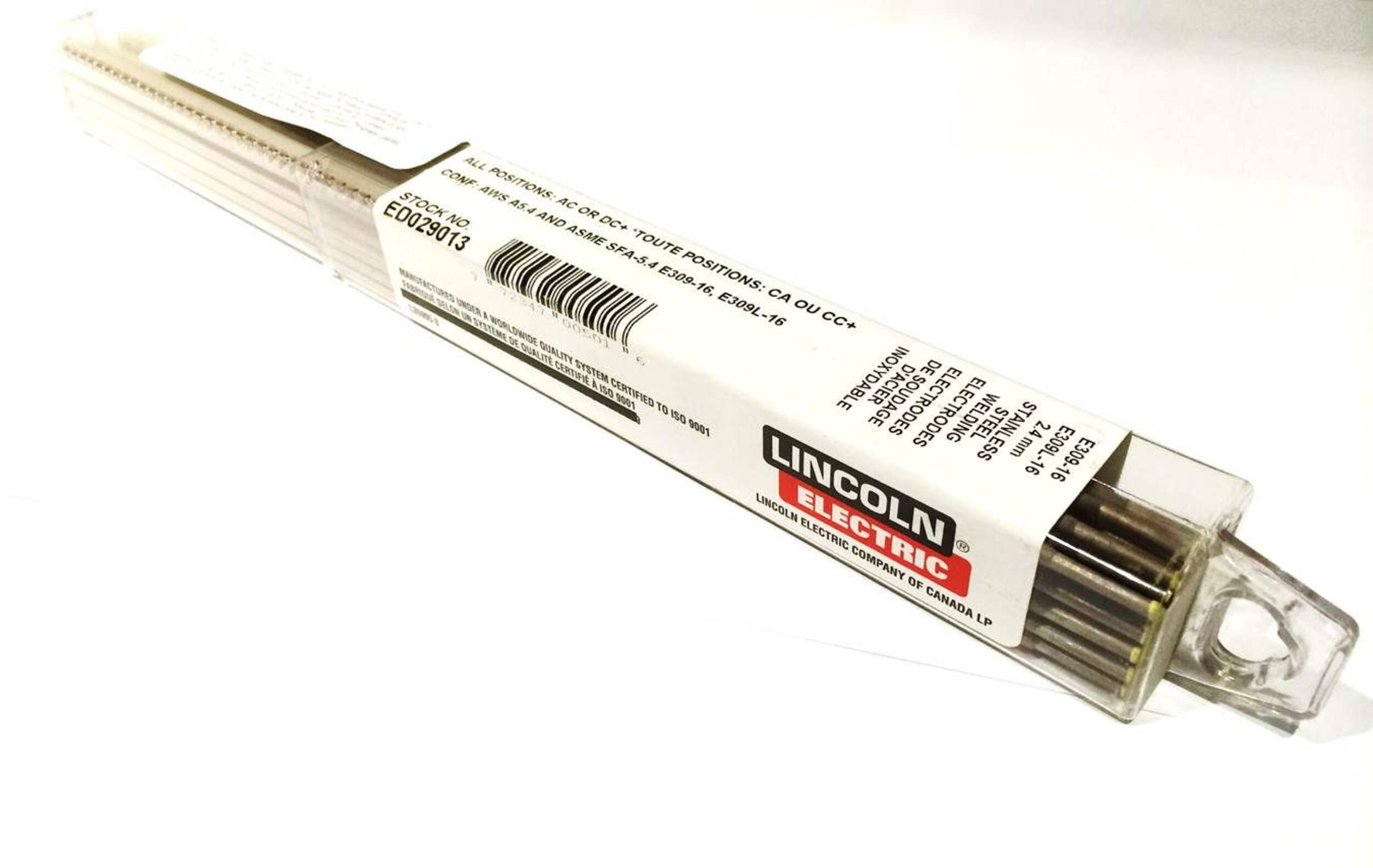 Lincoln Electric E309/309L Stainless Steel Welding Stick Electrode, 3/32 x 12-in CloseUp