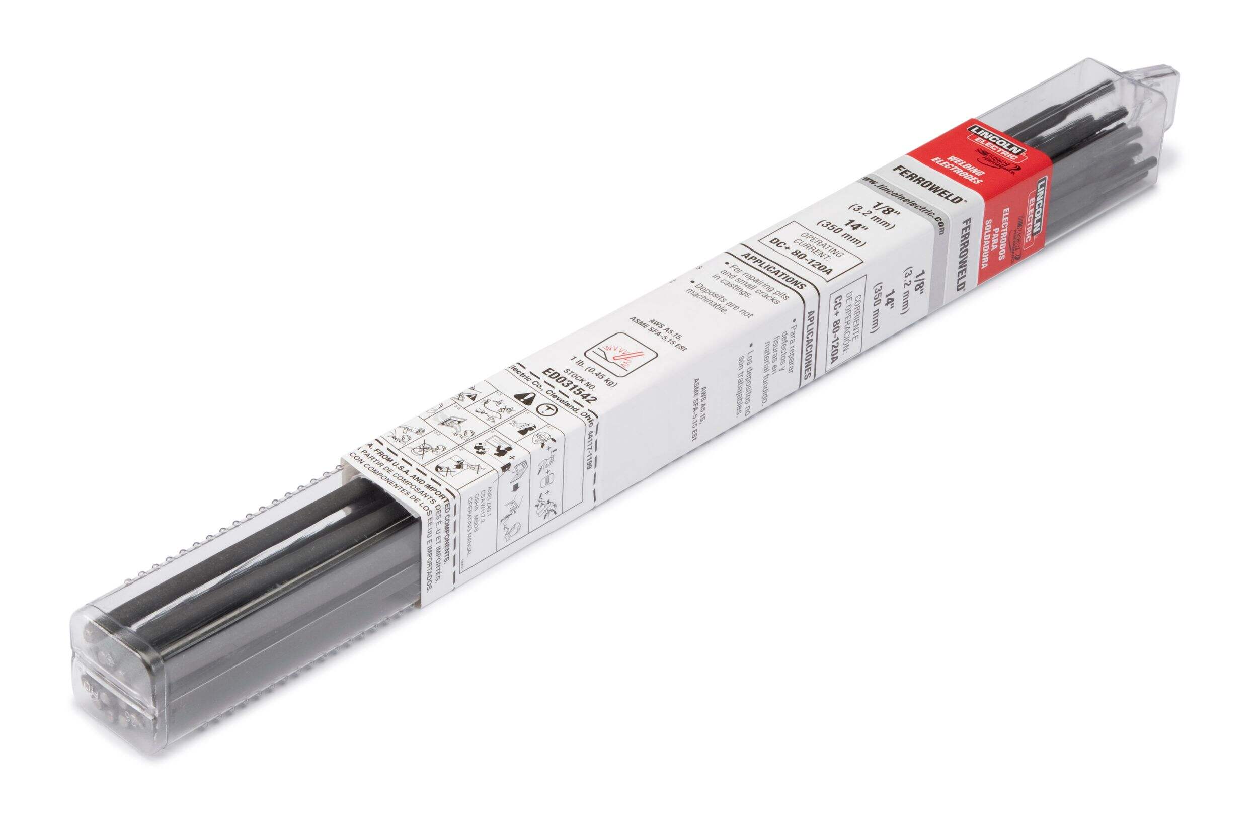 Tube de soudage Lincoln Electric Ferroweld, 1/8 x 14 po Overhead_Plunge