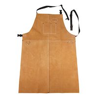 Mastercraft Leather Chest Apron, Brown/Tan, One Size