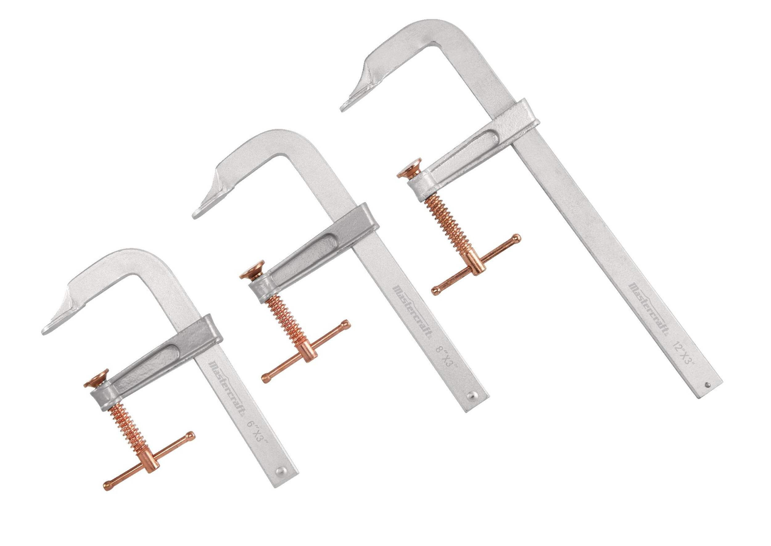Mastercraft Welding Utility ClamP Set, 3-Pc Overhead_Flat