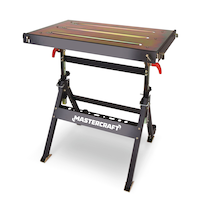 Mastercraft Welding Table, 100-kg Capacity Front_Three_Fourths_Angled_Left