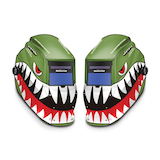 Mastercraft Auto-darkening Welding Helmet, Fixed Shade #10, Smiley Composite_or_Mixed