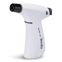 Torche au butane Iroda MJ-360CR 360 degrés Micro Jet, blanc