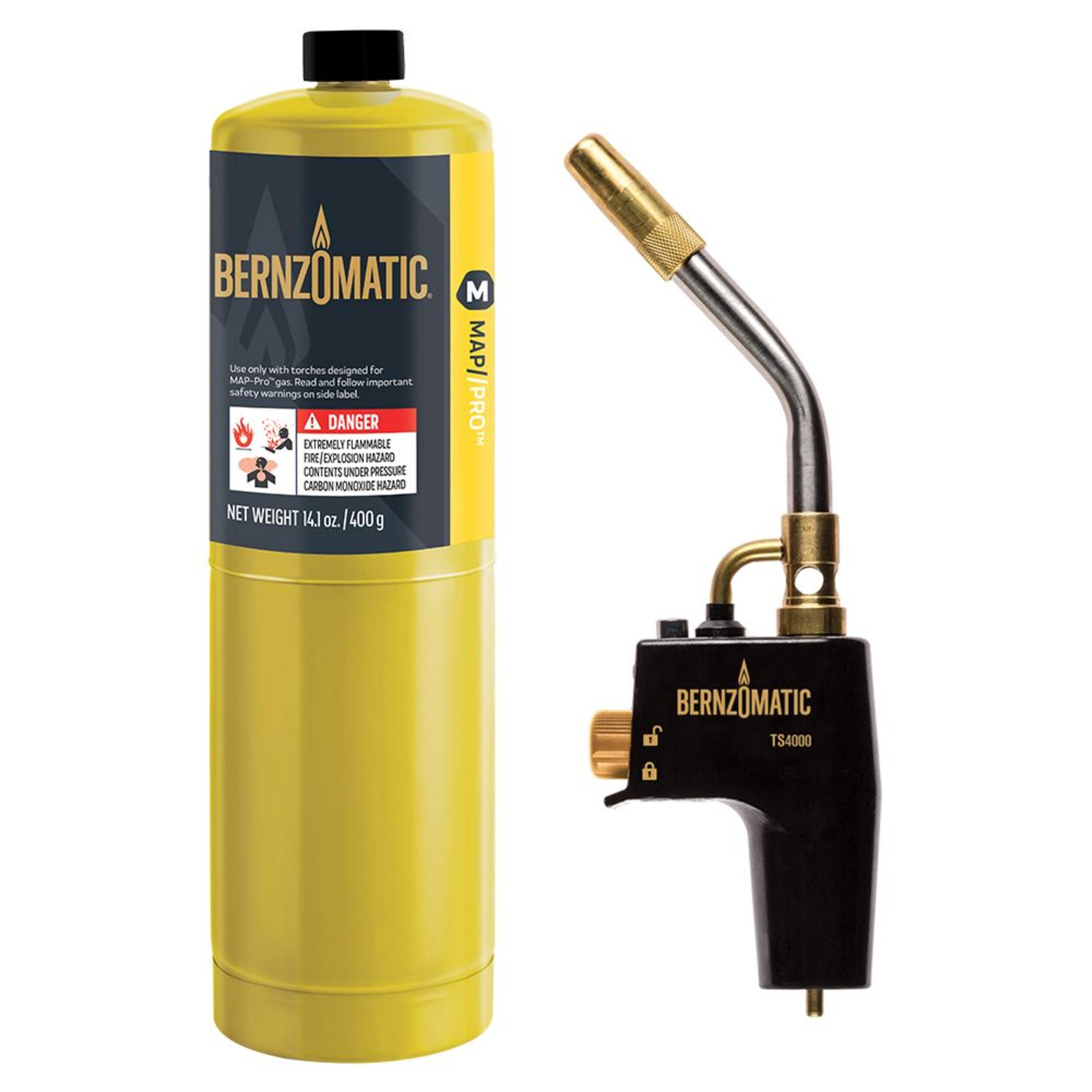Bernzomatic TS4000 MAP-Pro® High-Heat Propane Torch Kit, 400-g Front_Flat