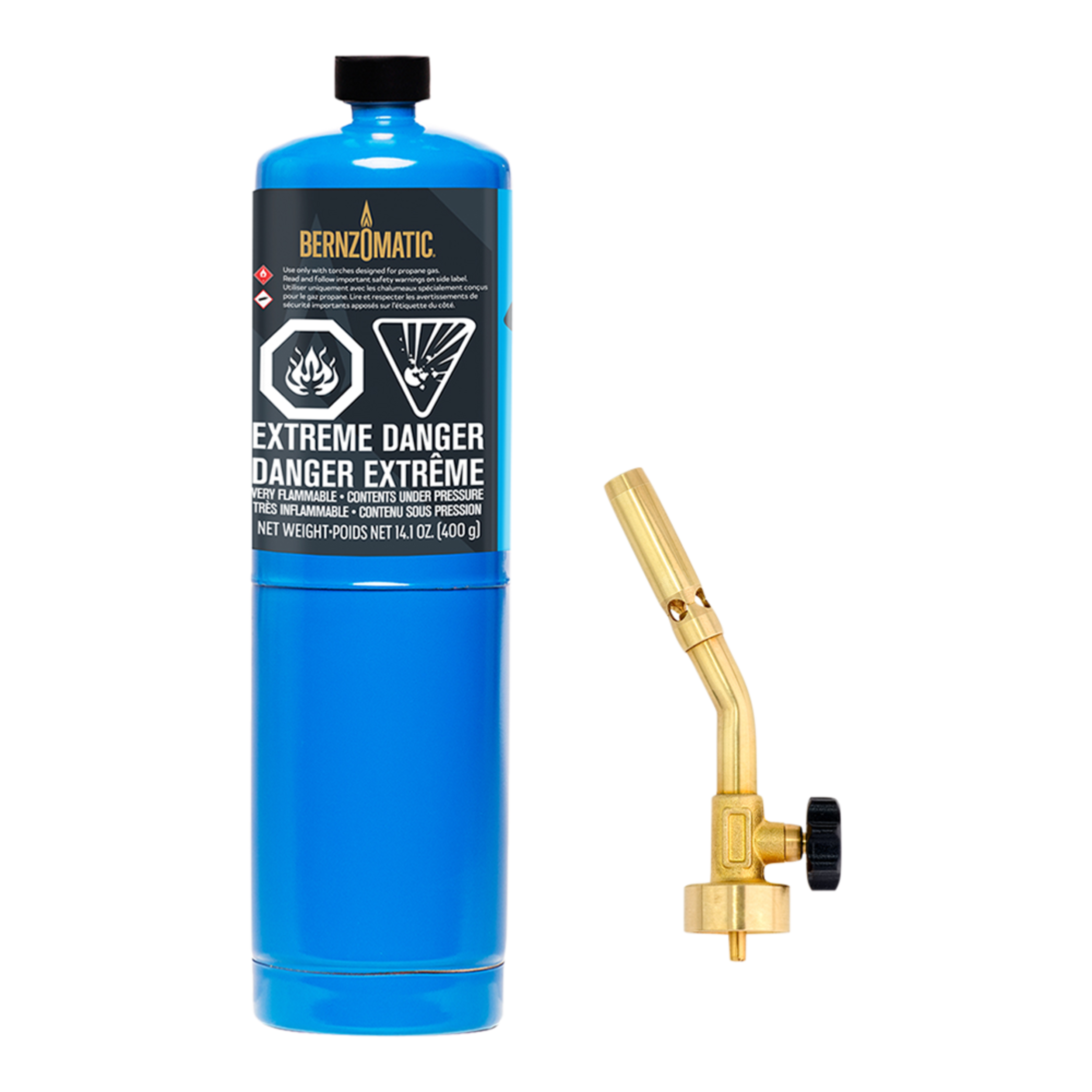 Mag-Torch® MT200 Classic Brass Adjustable-TemPerature ProPane Torch Kit