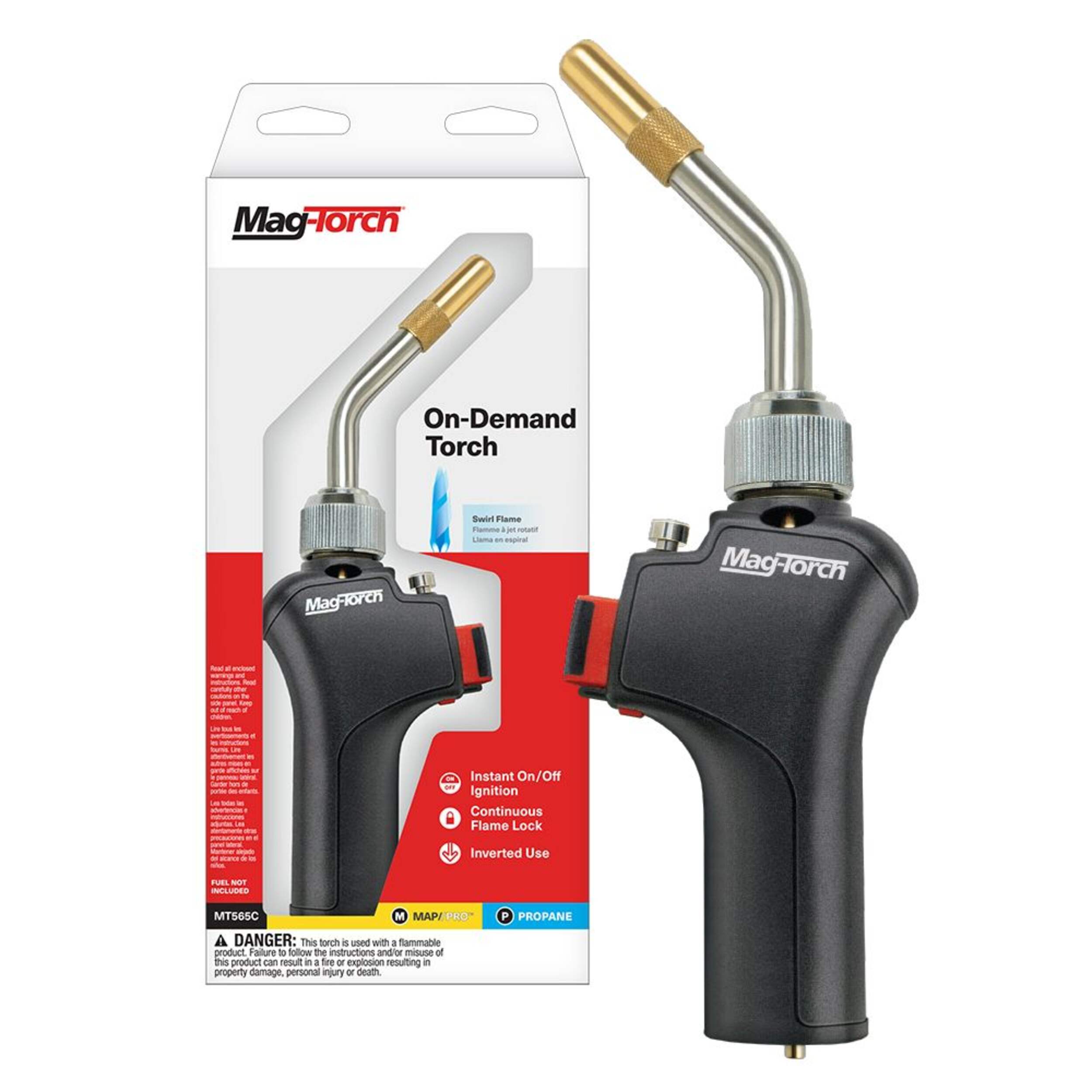 Mag-Torch® MT565C On-Demand Adjustable-TemPerature ProPane Torch Composite_or_Mixed