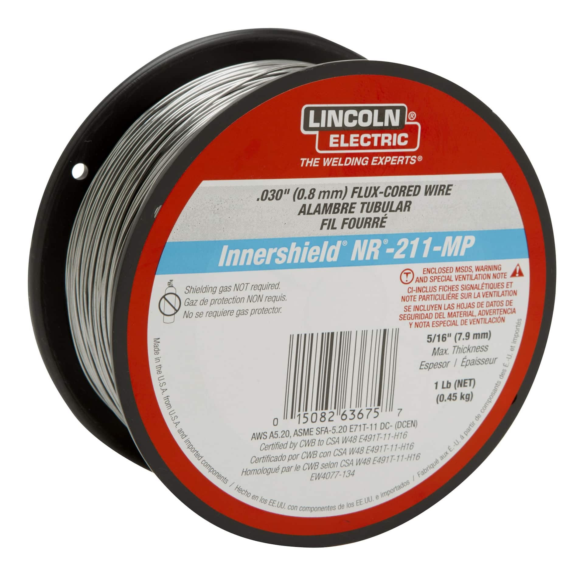 Blue Demon E71T-11 X .045 X 10# Spool gasless Flux core
