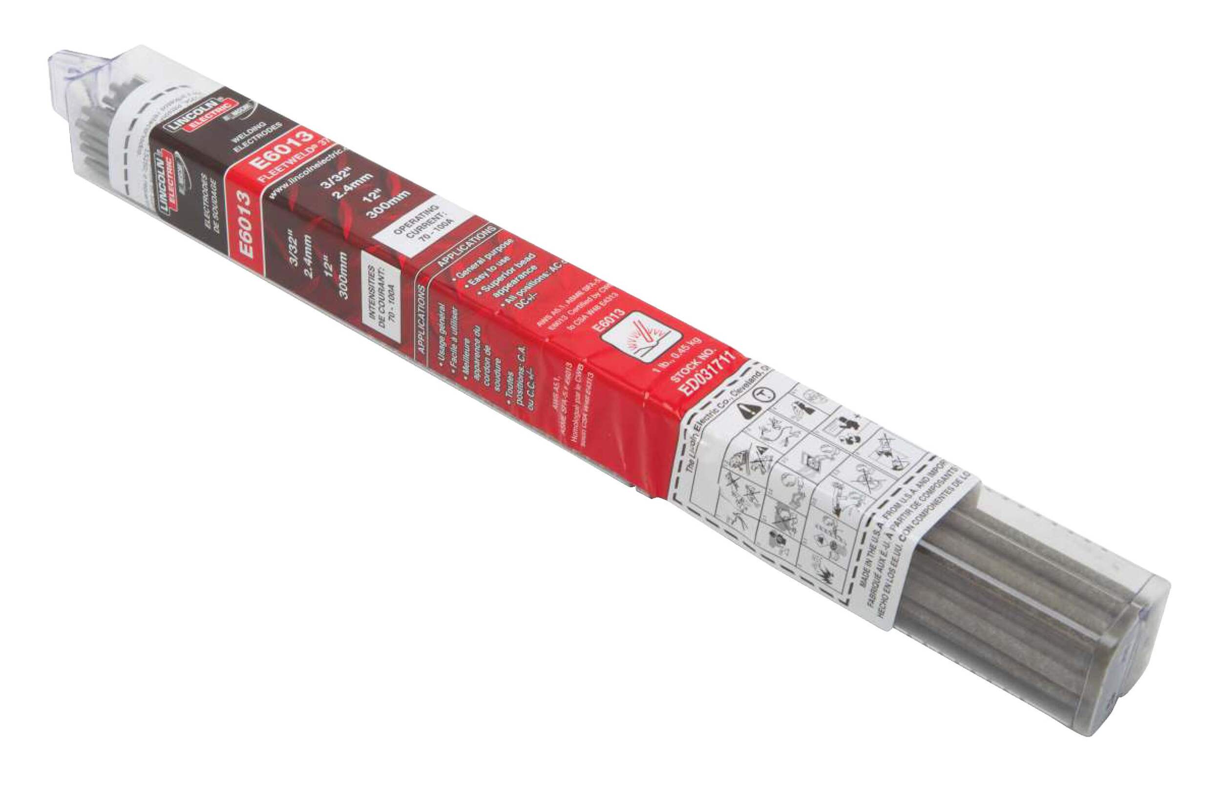 Baguette de soudure Lincoln Electric E6013, 3/32 po Overhead_Plunge