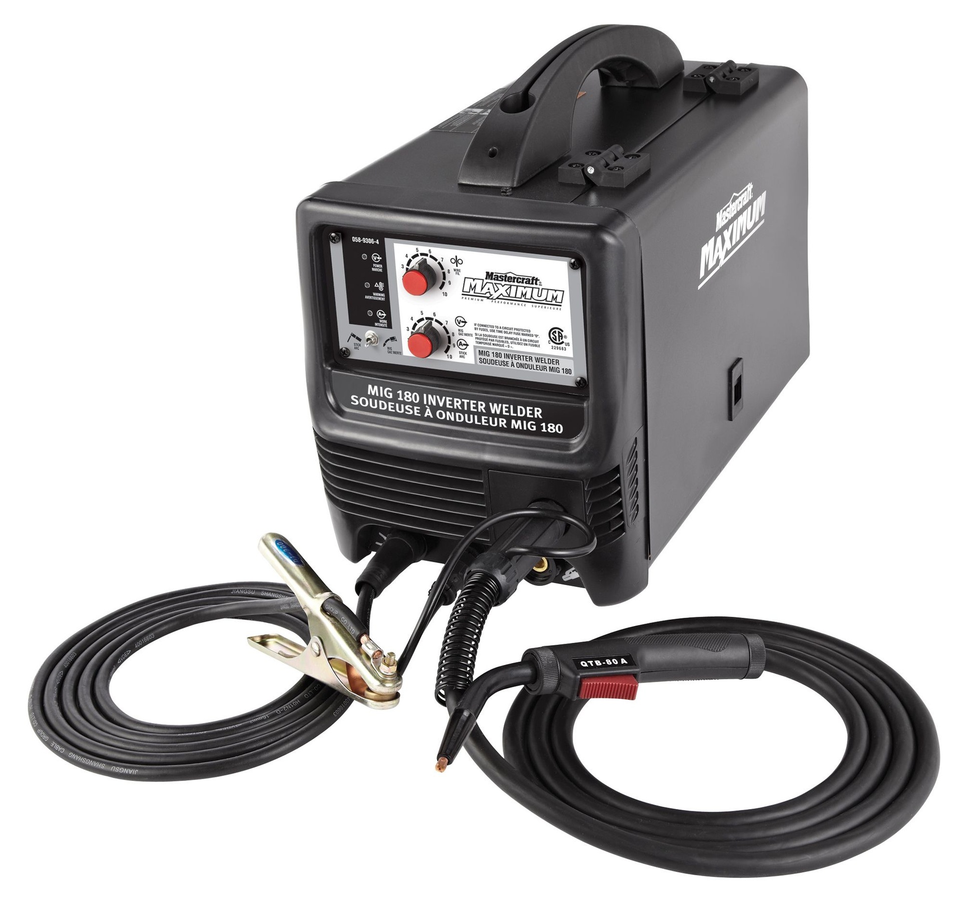 Mastercraft MIG 180 Inverter Welder Canadian Tire