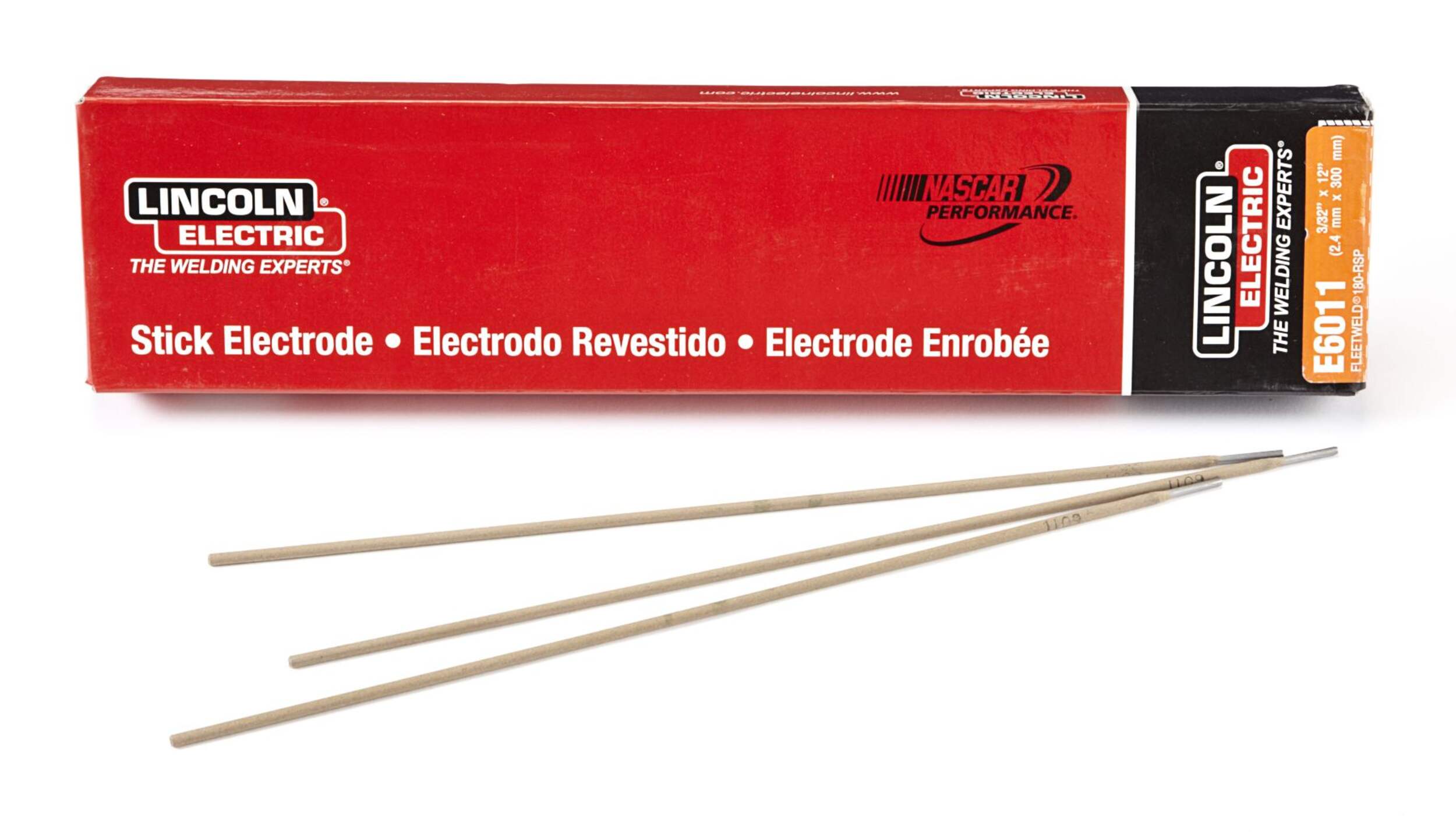 Lincoln Electric E6011 Fleetweld Welding Stick Electrode, 2-kg, 3/32 x 12-in, 20-Pk Composite_or_Mixed