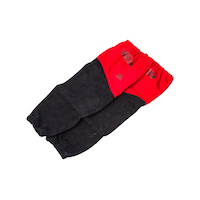 Lincoln Electric Leather Welding Sleeves, Black, 21-in Front_Three_Fourths_Angled_Left