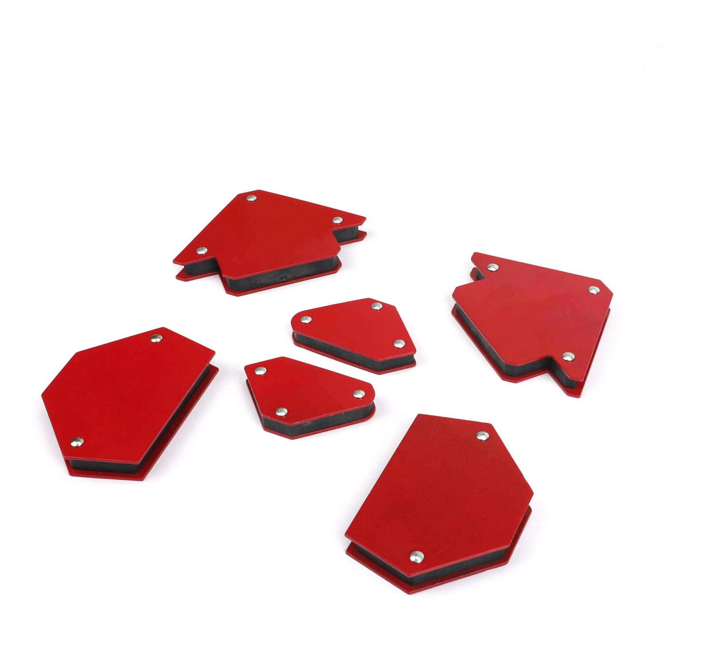 Mastercraft Welding Magnets, Red, 6-Pc Overhead_Plunge