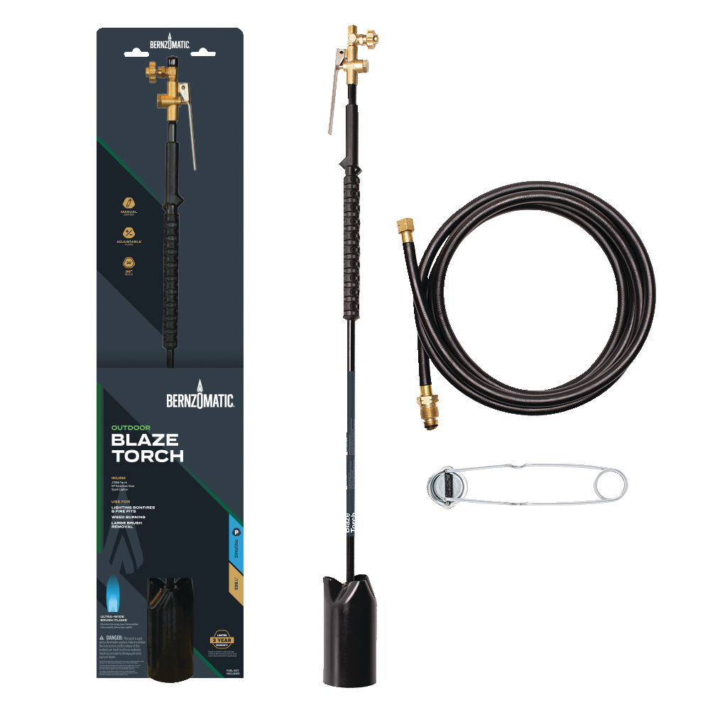 Bernzomatic 418571 Outdoor Blaze AdjustableTemPerature ProPane Torch