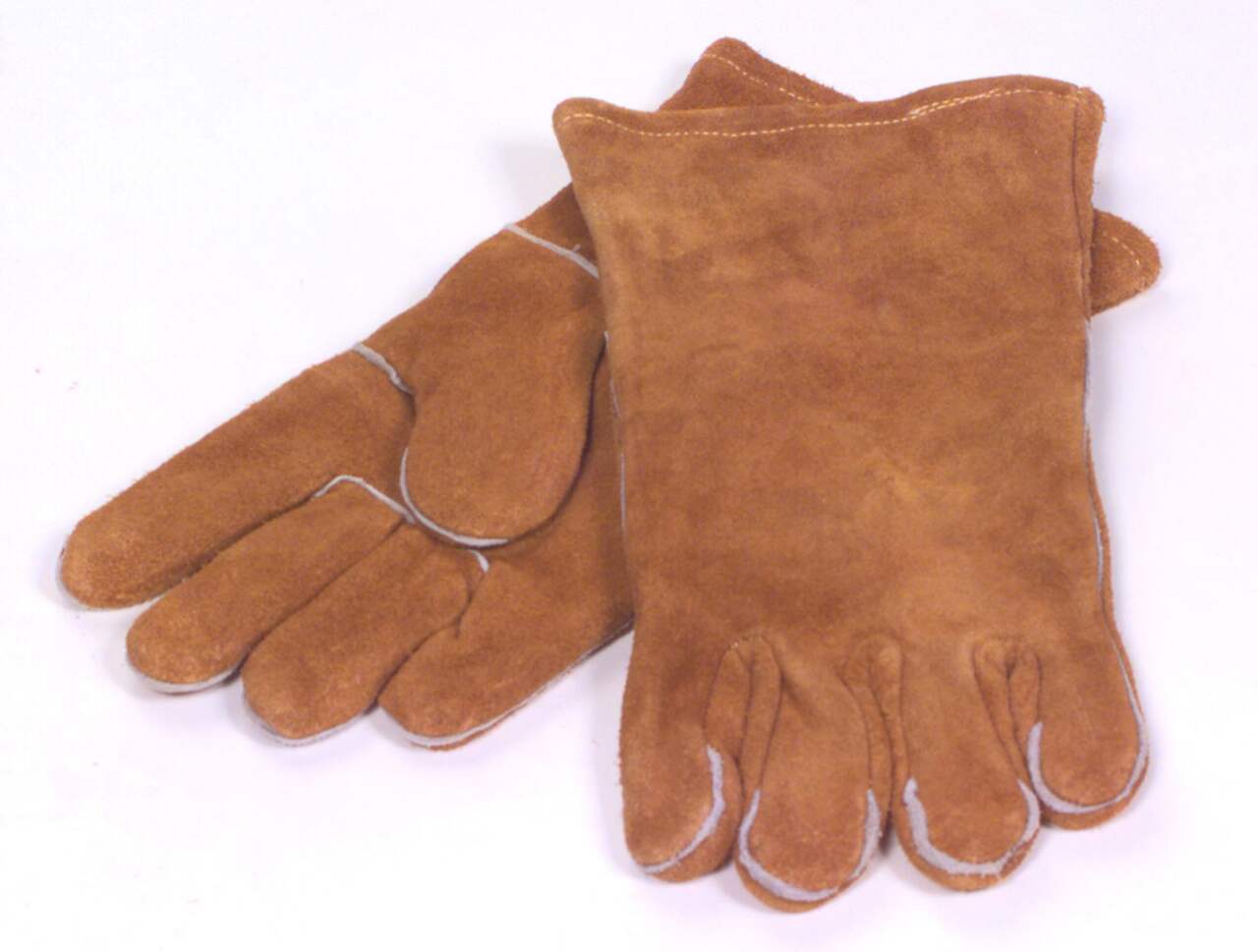 Acheter Kali 1 paire de gants de soudeur en cuir pour poêle à bois,  gantelets de feu de bûches