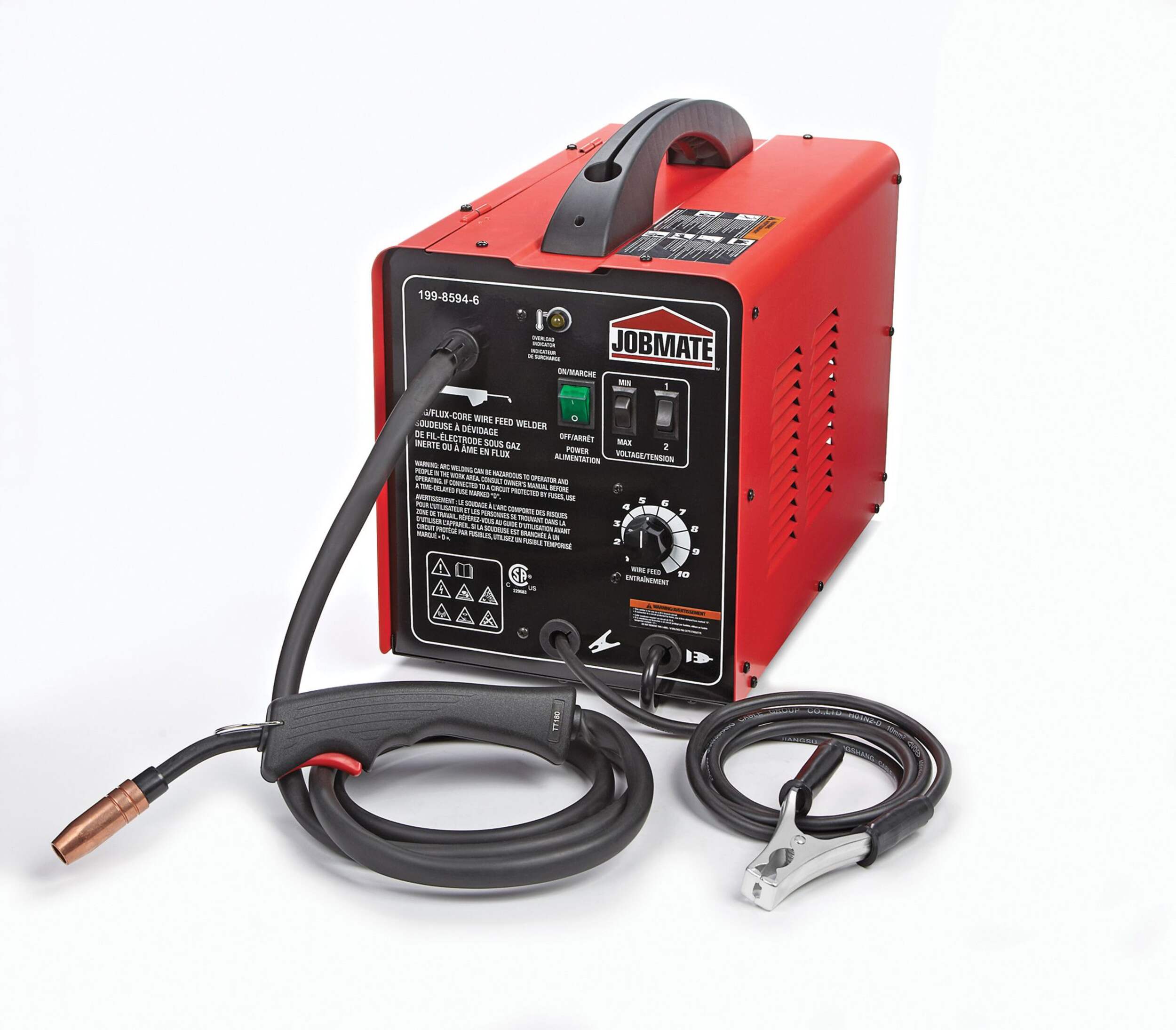 Jobmate MIG Flux Core Wire Feed Welder Canadian Tire