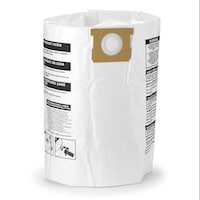 Shop-Vac® Disposable Paper Dust Collector Filter Bags for Wet/Dry Shop Vacuums, 37-53 L, 3-pk Front_Angled_Right