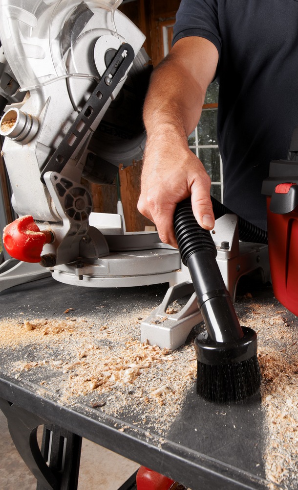 ShopVac® CV1RB Round Dusting Brush for Wet/Dry Shop Vacuums, 11/4in