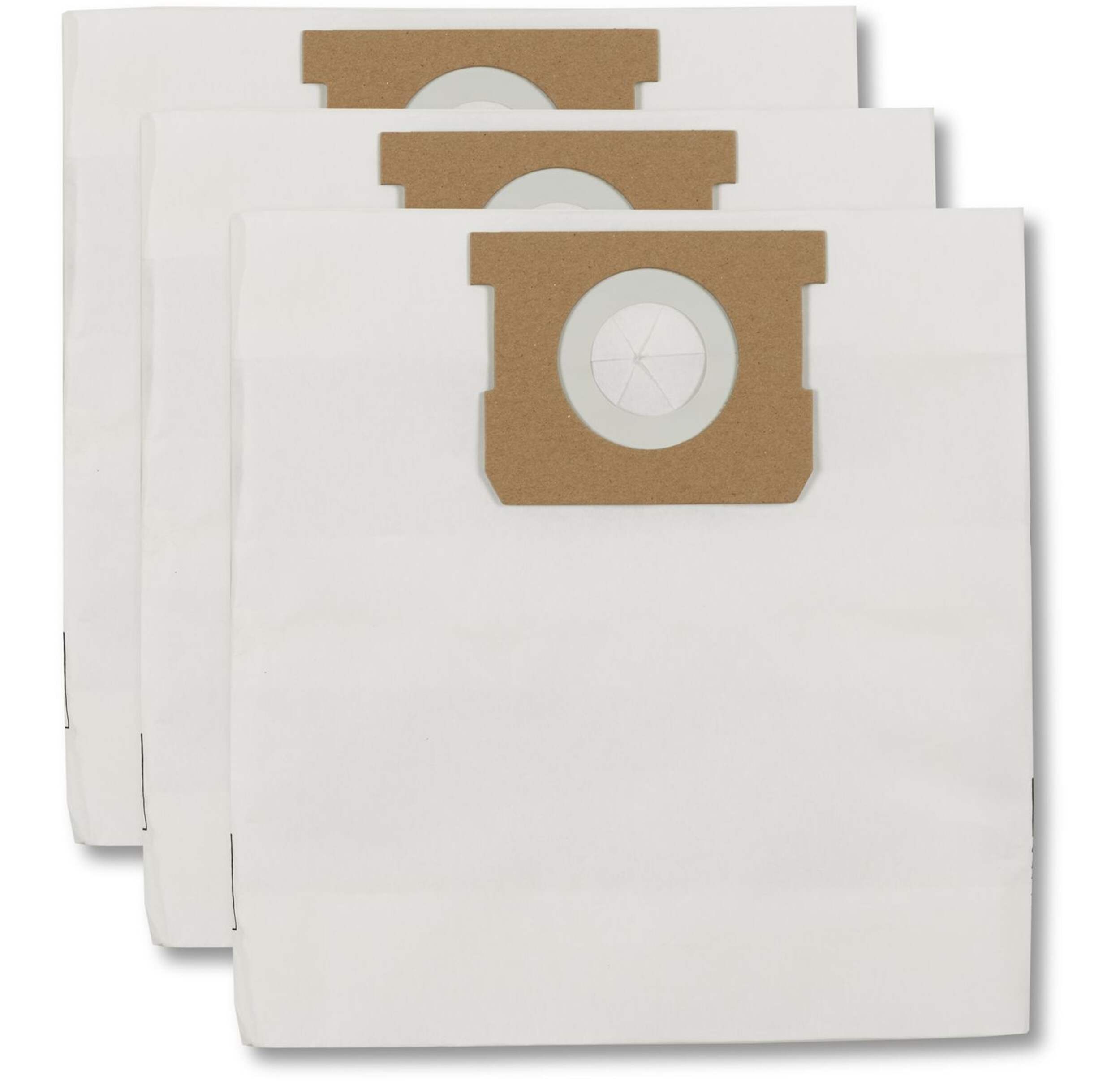 Shop-Vac® Disposable Paper Dust Collector Filter Bags for Wet/Dry Shop Vacuums, 18-30 L, 3-pk Front_Flat