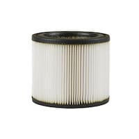 Shop-Vac® Small Washable and Reusable Pleated Paper Cartridge Filter for Wet/Dry Shop Vacuums
