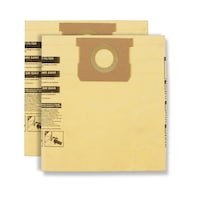 Shop-Vac® High Efficiency Paper Dust Collector Filter Bags for Wet/Dry Shop Vacuums, 18.9-30.3-L, 2-pk Front_Flat