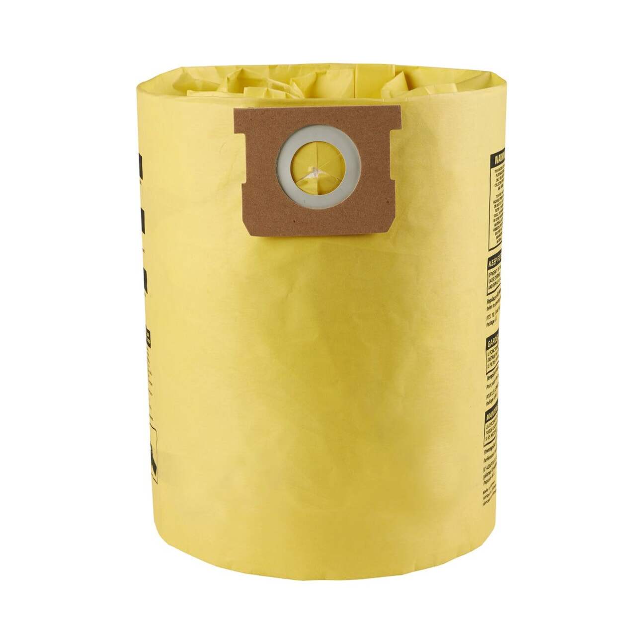 Sacs-filtres jetables pour cloison sèche à haute efficacité 2 épaisseurs  Shop-Vac pour aspirateurs d'atelier secs/humides, 37 à 53 L