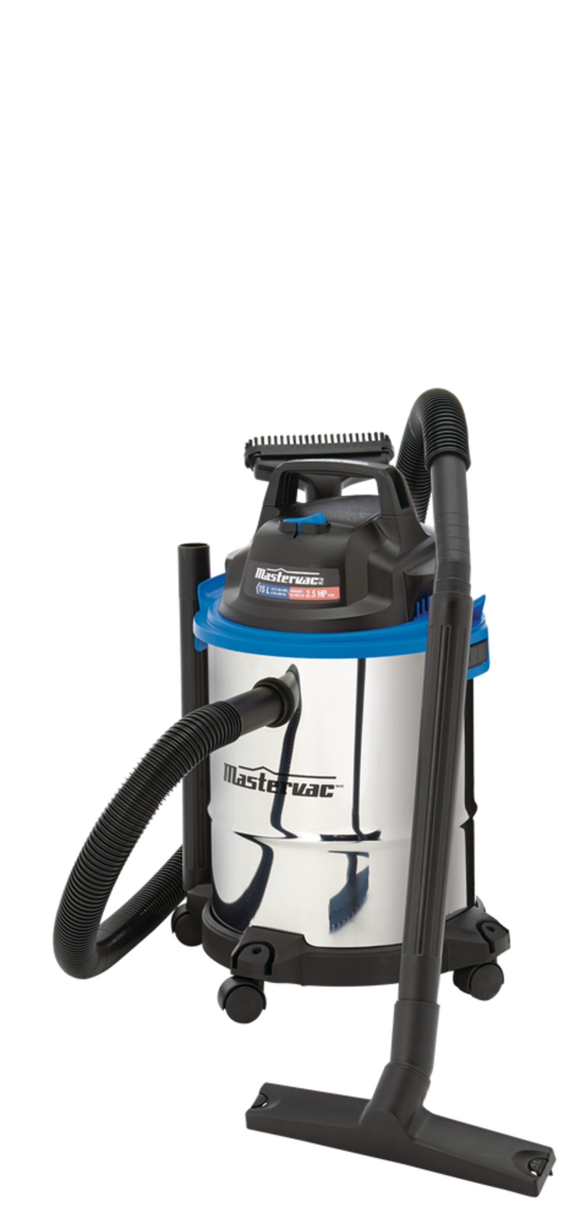 Mastervac Stainless Steel Wet Dry Vacuum, 15L Canadian Tire