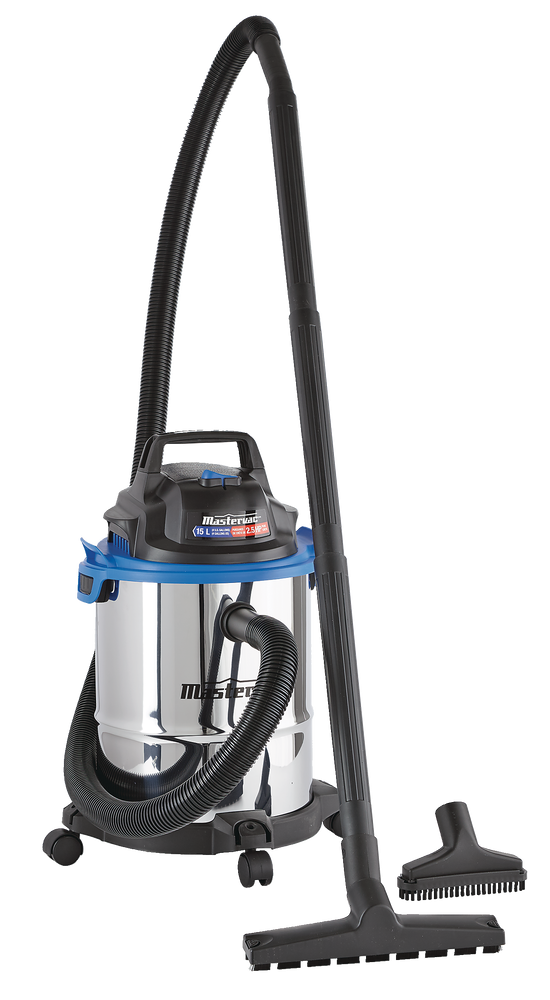 Mastervac Stainless Steel Wet Dry Vacuum, 15L Canadian Tire