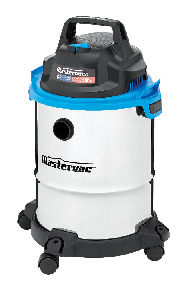 Mastervac Stainless Steel Wet Dry Vacuum, 15L Canadian Tire
