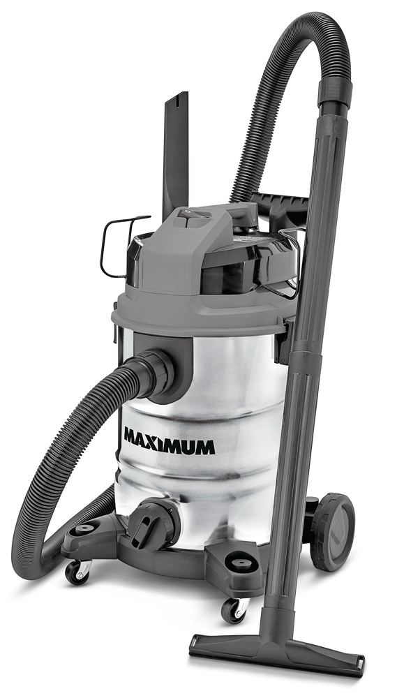 MAXIMUM VKD811SW 5.5 Peak HP Stainless Steel Wet/Dry Shop Vacuum with