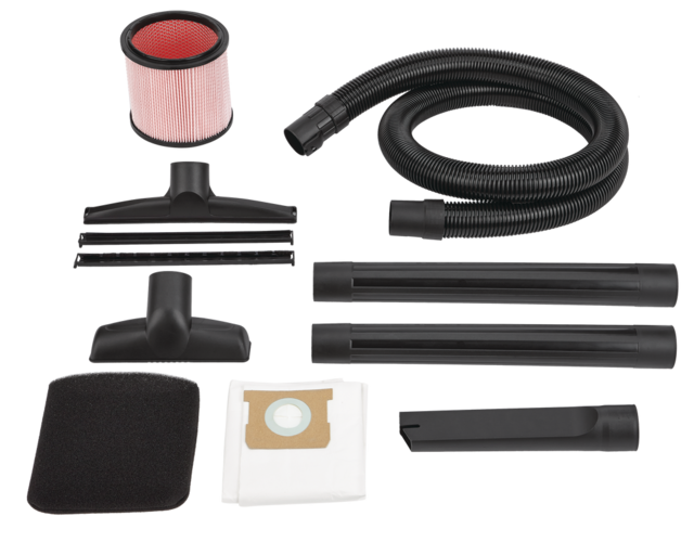 MAXIMUM VJH1211PF 6.0 Peak HP Portable Wet/Dry Shop Vacuum with Hose